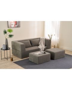 ATELIER DEL SOFA Dvosed Pirgos, siva