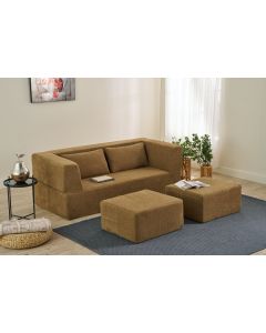 ATELIER DEL SOFA Dvosed Pirgos, braon