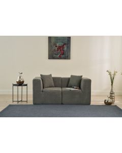 ATELIER DEL SOFA Dvosed Raks, siva