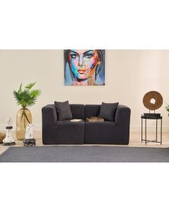 ATELIER DEL SOFA Dvosed Raks, antracit