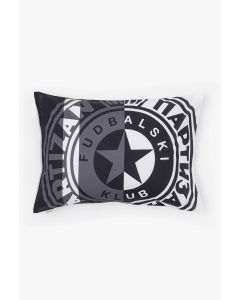 PARTIZAN Jastucnica 50x70cm, crna/bela