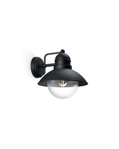 PHILIPS Hoverfly spoljašnja zidna svetiljka crna 1xmax60W 17237/30/PN - 17237-30-PN