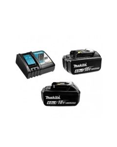 MAKITA SET 6 BL1860B 2 x 6.0Ah + DC18RC  brzi punjač 18 V - 83131