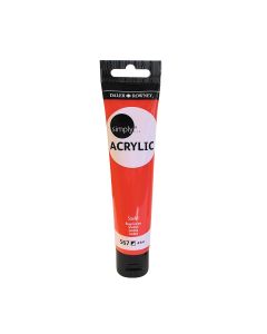 DALER ROWNEY Boja akrilna 75ml scarlet 126975567 simply - 83246-1-1