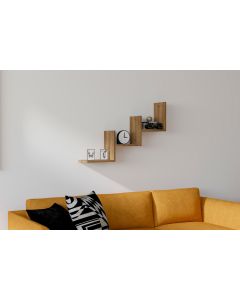 HANAH HOME Zidna polica Mist, braon - 835PUQ1619