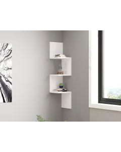 HANAH HOME Zidna polica Zikzak, bela - 835PUQ1622