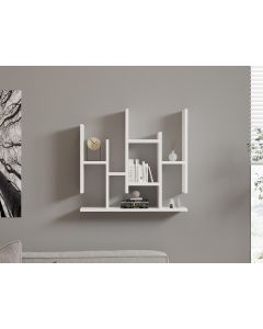 HANAH HOME Zidna polica Flower, bela - 835PUQ1632
