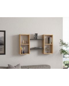 HANAH HOME Zidna polica Bambi, krem/antracit - 835PUQ1671