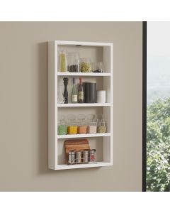 HANAH HOME Zidna polica Quatro, bela