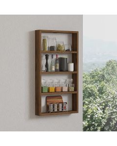 HANAH HOME Zidna polica Quatro, braon