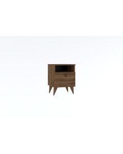 HANAH HOME Noćni ormarić Barlo, braon - 835PUQ2702