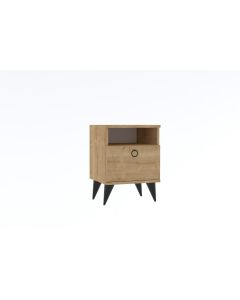 HANAH HOME Noćni ormarić Barlo, krem - 835PUQ2703