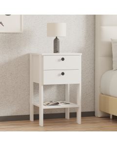 HANAH HOME Noćni stočić Ruzisa, bela - 835PUQ2707