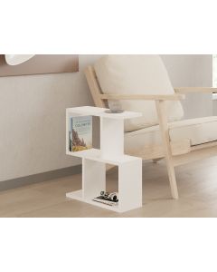 HANAH HOME Pomoćni stočić Zet, bela - 835PUQ2813