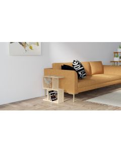 HANAH HOME Konzolni sto Zet, svetlobraon