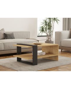 HANAH HOME Klub sto Yonca, krem/antracit - 835PUQ2852