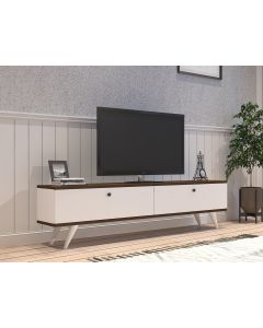 HANAH HOME TV komoda Paris, bela/braon - 835PUQ3021