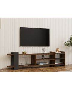 HANAH HOME TV komoda Zeyna, braon/crna - 835PUQ3028