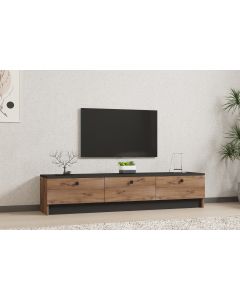 HANAH HOME TV komoda Pega, braon/crna - 835PUQ3031