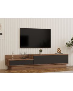 HANAH HOME TV komoda Asir, braon/crna - 835PUQ3046