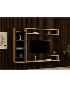 HANAH HOME TV komoda Noble, krem/antracit - 835PUQ3063