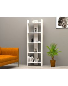 HANAH HOME Polica za knjige Virba, bela - 835PUQ3681