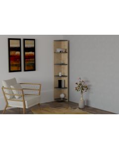 HANAH HOME Ugaona polica Porto, krem/siva - 835PUQ3697