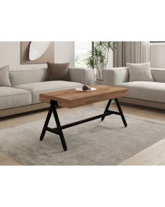 HANAH HOME Klub sto Room, crna/braon - 835PUQ5013