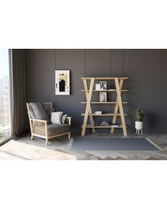 HANAH HOME Polica Conde, svetlobraon