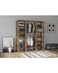 HANAH HOME Ormar City, braon