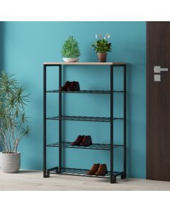 HANAH HOME Cipelarnik Nancy, crna/braon