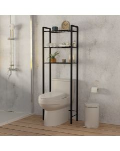 HANAH HOME Kupatilska polica Otis, crna