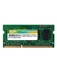 SILICON POWER SODIMM 4GB DDR3, 1600MHz, SP004GBSTU160N02 - 83699