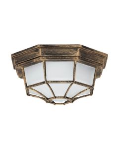 Rabalux Spoljna plafonska rasveta Milano E27 1x MAX 100W antično zlato (8376) - 8376-1