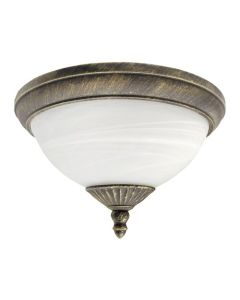 Rabalux Spoljna plafonska rasveta Madrid E27 2x MAX 40W antično zlato (8377) - 8377-1