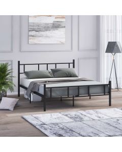 HANAH HOME Bračni krevet 160x200cm Akın, crna