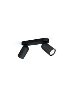 PHILIPS Pongee spot svetiljka crna 2xmax10 W - 50582-30-PN