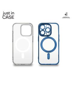 JUST IN CASE Futrola MAG MIX 2u1 za iPhone 15 Pro, plava - MAG113BL
