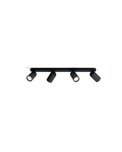PHILIPS Pongee spot svetiljka crna 4xmax10 W - 50584-30-PN