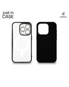 JUST IN CASE Futrola MAG MIX 2u1 za iPhone 15 Pro, crna - MAGPL113BK