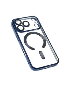 Maska za iPhone 17 Pro 6.3 tamno plava Magsafe Lux