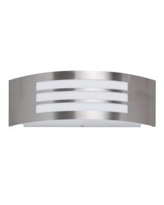 Rabalux Spoljna zidna rasveta Roma E27 1x MAX 14W brušeni hrom (8410) - 8410