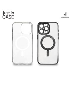 JUST IN CASE Futrola MAG MIX 2u1 za iPhone 15 Pro Max, crna - MAG115BK
