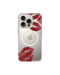 Maska za iPhone 16 Pro 6.3 Kisses Print Magsafe