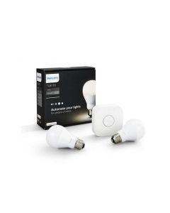 PHILIPS Beli set LED HUE 2 x 9,5 W E27 i Bridge - bežični ruter 2700K - PH012