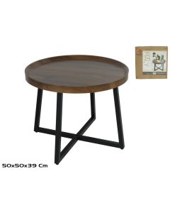 Klub sto Maly 50x39x50cm, braon/crni