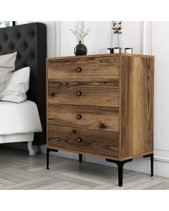 HANAH HOME Komoda za spavaću sobu Lizbon 539, braon