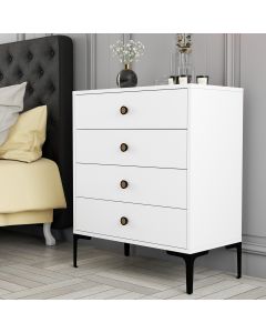 HANAH HOME Komoda za spavaću sobu Lizbon 542, bela