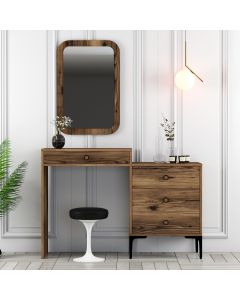 HANAH HOME Sto za šminkanje Lizbon 546, braon