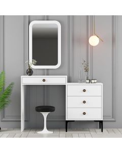 HANAH HOME Sto za šminkanje Lizbon 549, bela